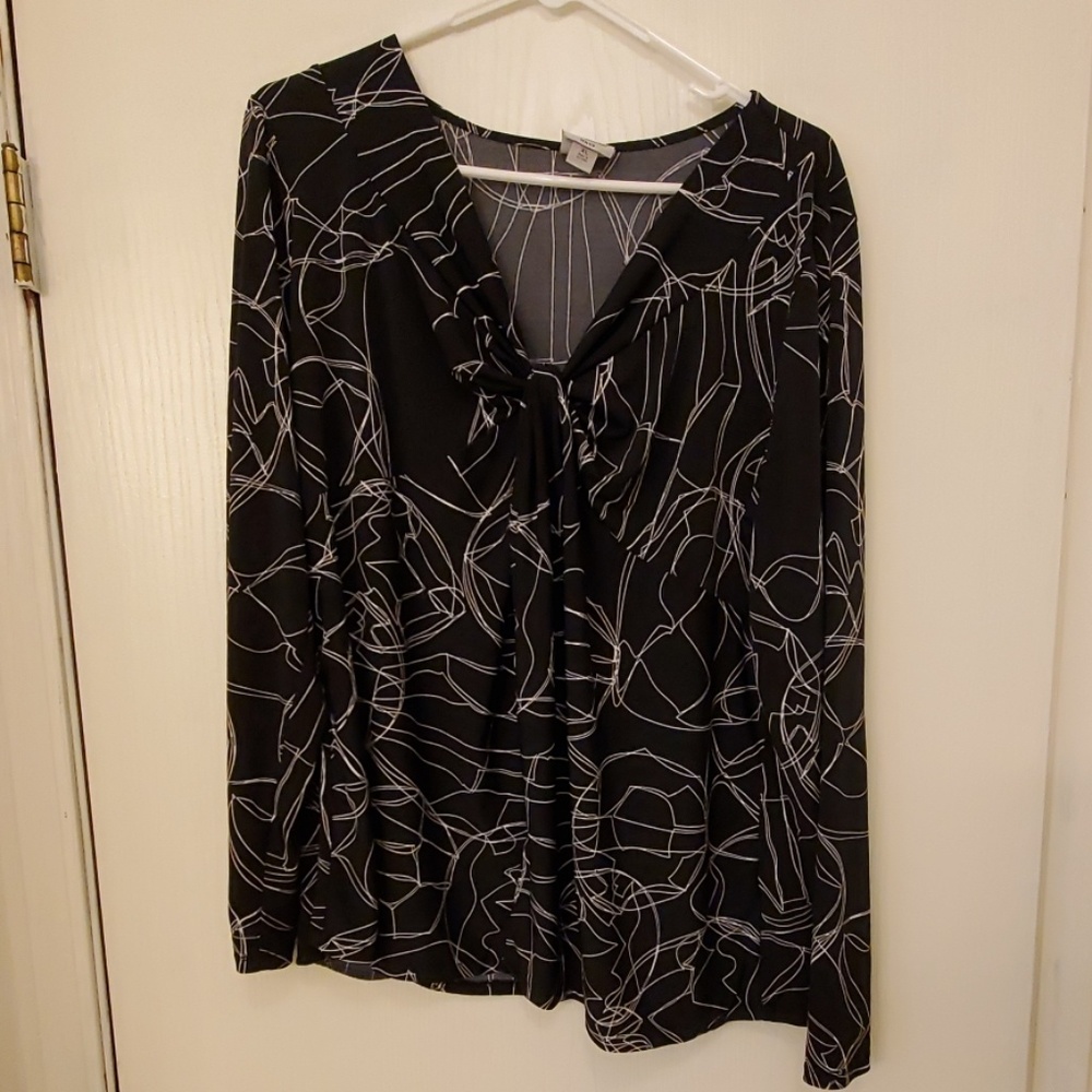 Worthington Blouse with knot detail